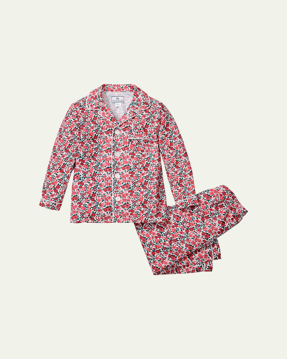 Boy's Fleurs de Bois Two-Piece Pajama Set, Size 6M-